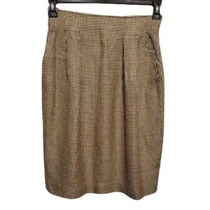 The Works Saks Fifth Avenue Checkered Skirt Size 8 Petite